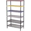 Hot selling black wire shelf,wire storage shelf,Chrome Wire Mesh Shelving